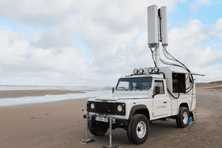Citymesh test mobiele oplossing om ook tijdens crisis 5G te hebben