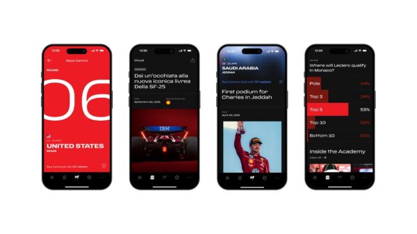 IBM en Scuderia Ferrari HP lanceren vernieuwde app voor ultieme sportbeleving