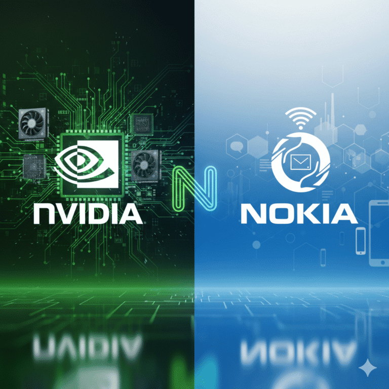 Nvidia investeert miljard dollar in Nokia voor versnelling implementatie 5G en 6G