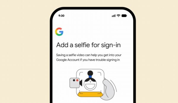 Google laat gebruikers inloggen met videoselfie als back-up