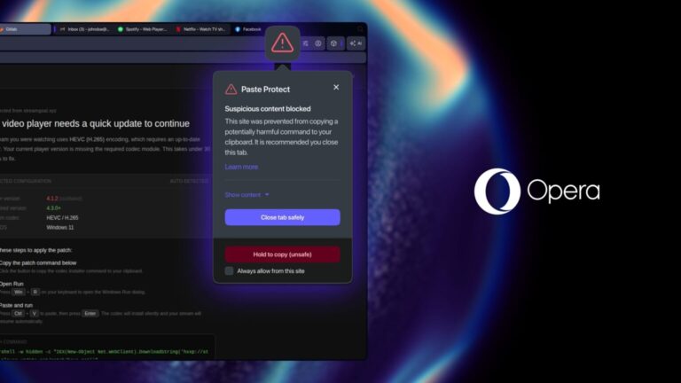 Opera beschermt gebruikers tegen aanvallen via het klembord