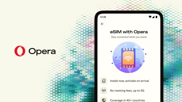 Opera-browser krijgt ingebouwde eSIM voor mobiele data op reis