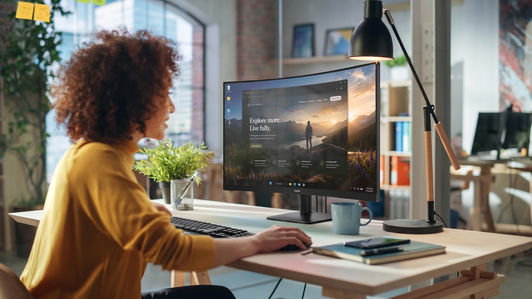 Philips Launches Affordable Curved QHD Monitors for Home Office