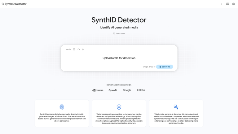 Google maakt SynthID AI-detector voor iedereen beschikbaar